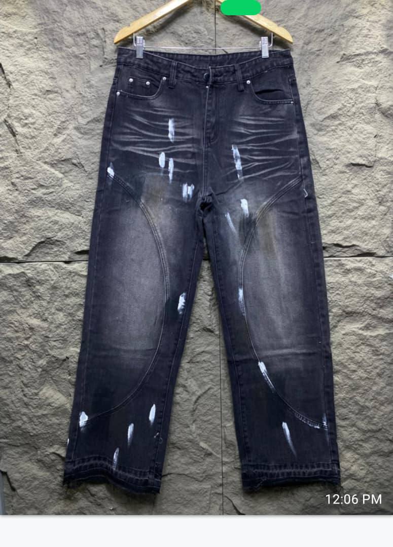 Men's High-Grade Casual Denim Trousers – Smart Fit