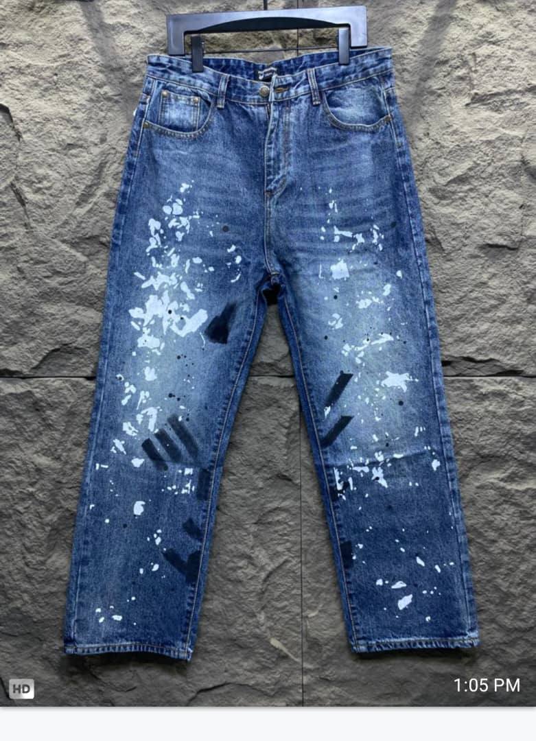 Casual Mid-Rise Blue Denim Trousers for Men – Everyday Fit