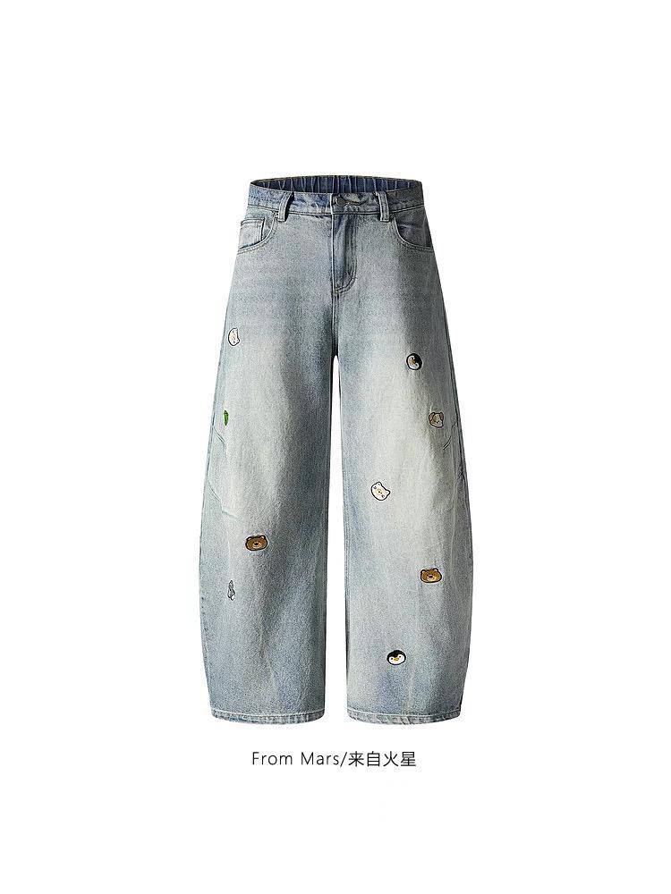 Durable Cotton Denim Trousers
