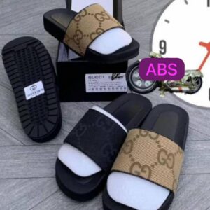 Men’s Gucci-Inspired Monogram Slides