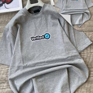 "Verified" Blue-Check Heavyweight Oversized Tee