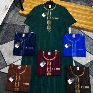 "Heritage Gold" Striped Jalabiya