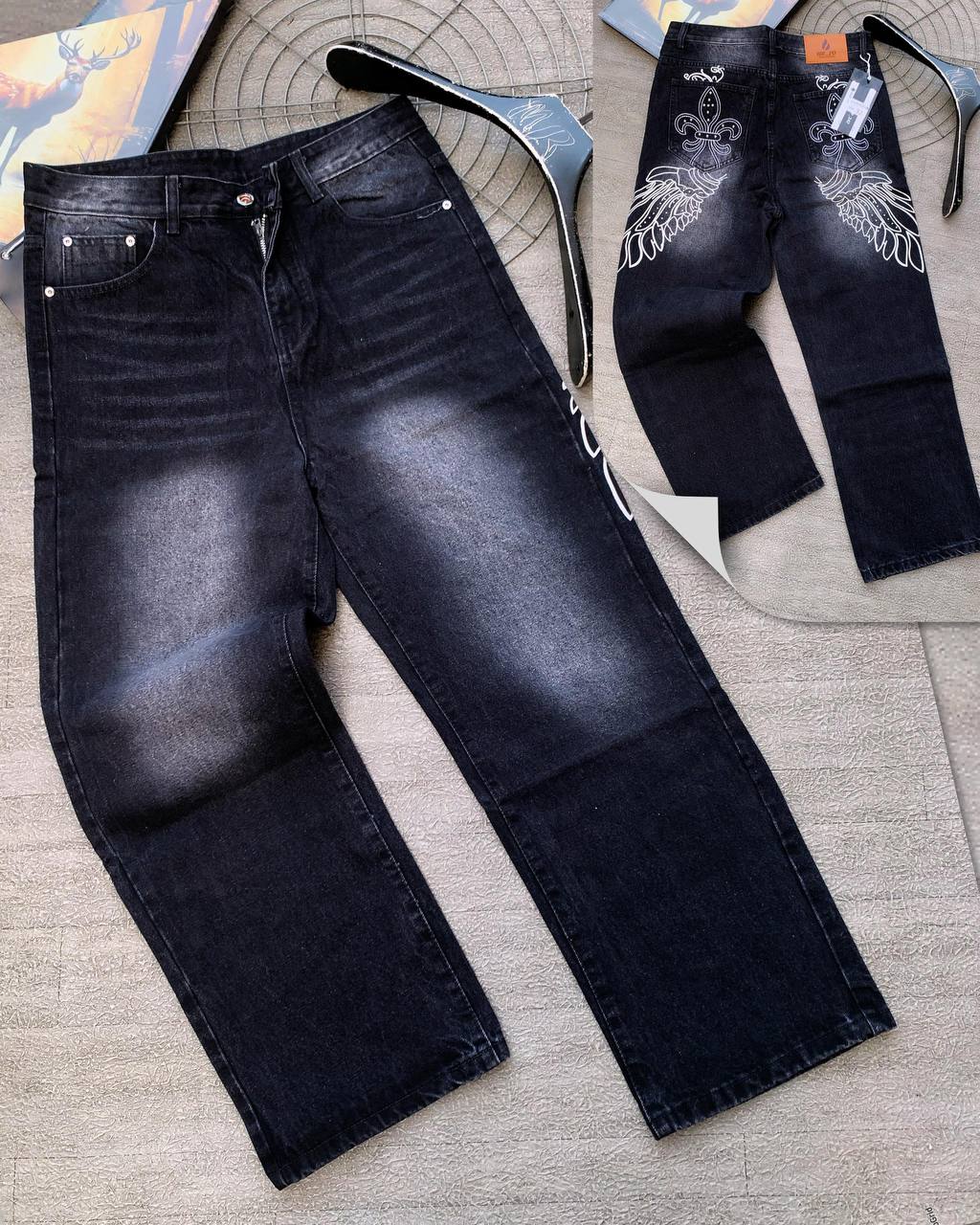 Heavyweight Straight Denim Jeans