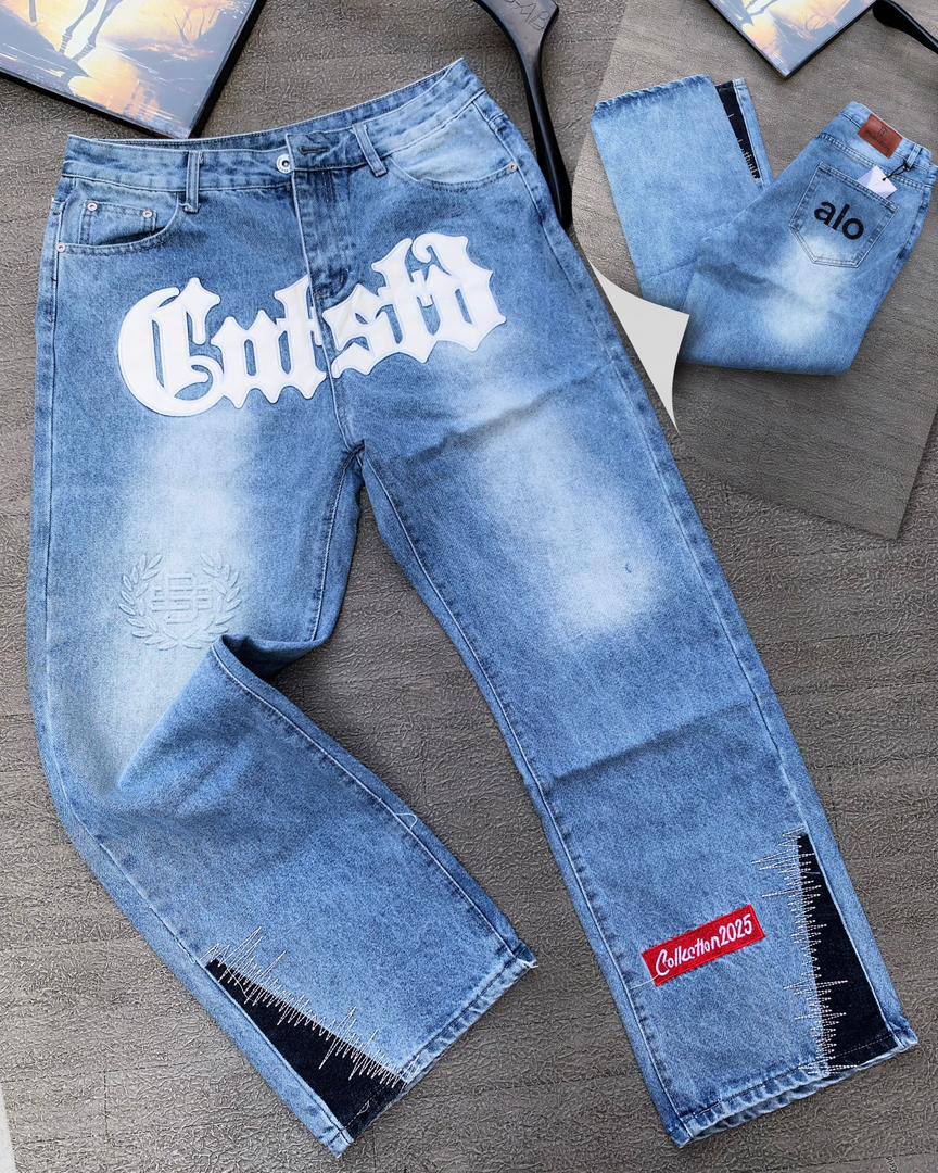 Authentic 5-Pocket Men's Straight Jeans | Vintage No-Stretch Indigo Pants