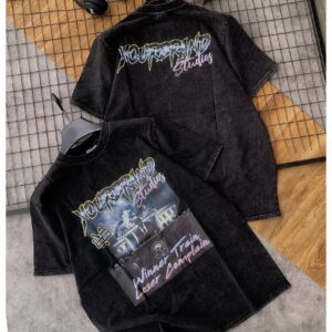 "Winner-Train" Acid-Wash Tee