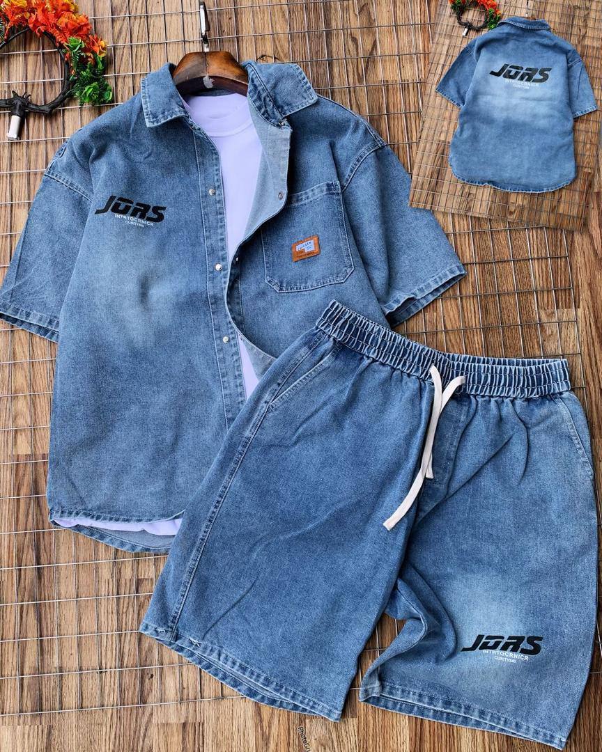 Casual Loose-Fit Premium Denim Set