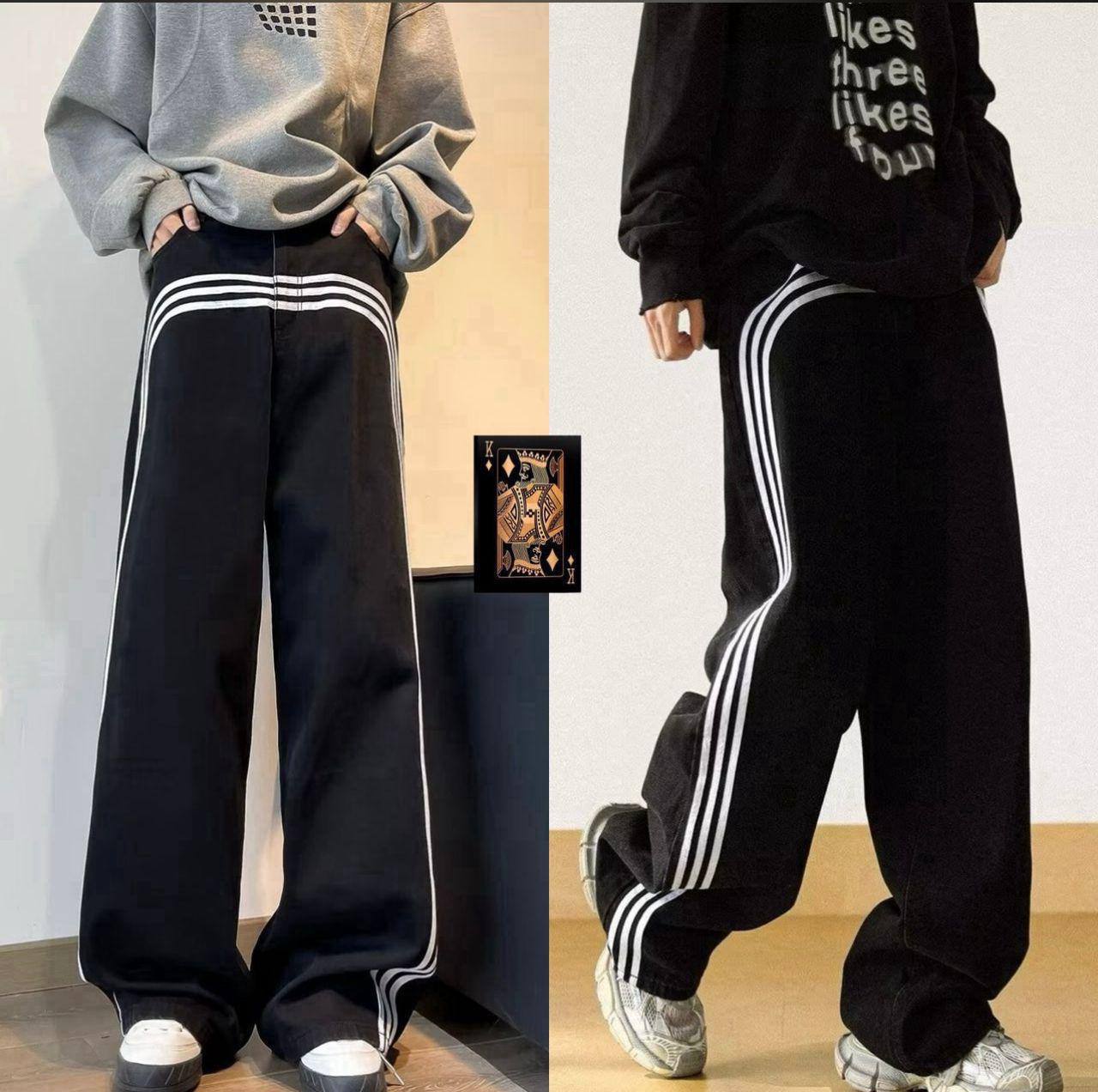 Premium Faded Black Streetwear Flare Jeans