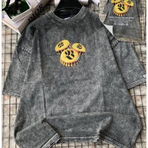 "Gilded-Crown" Acid-Wash