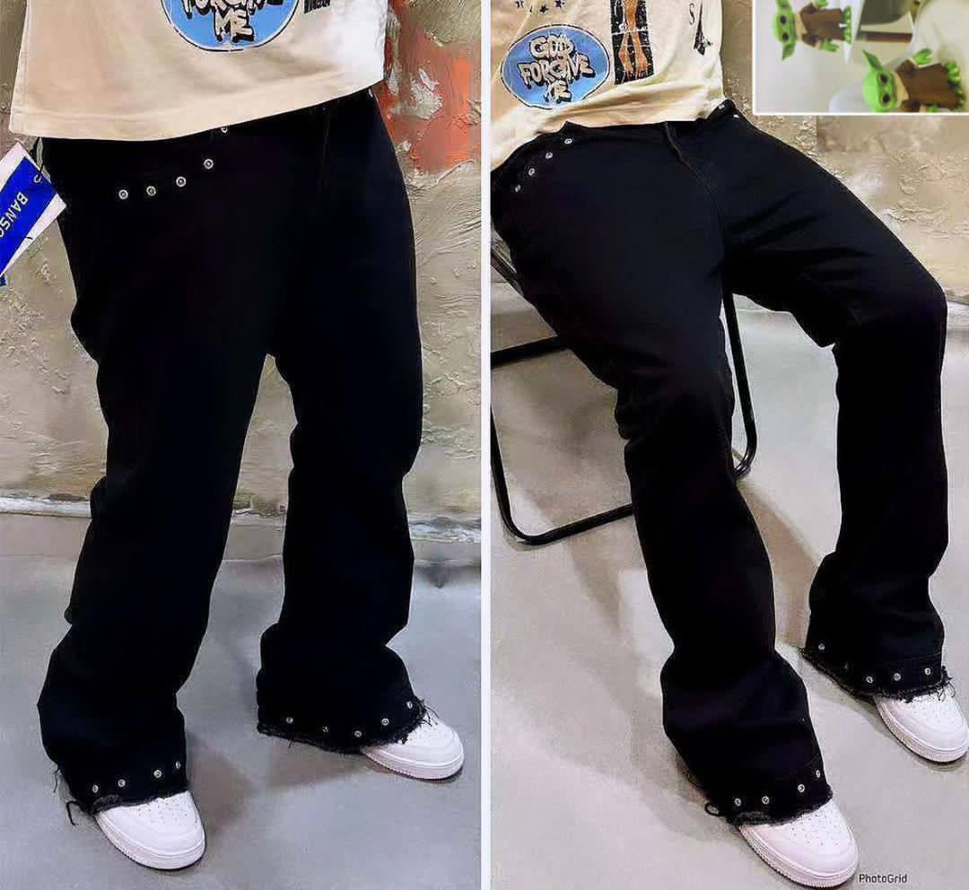 Authentic Durable Black Denim