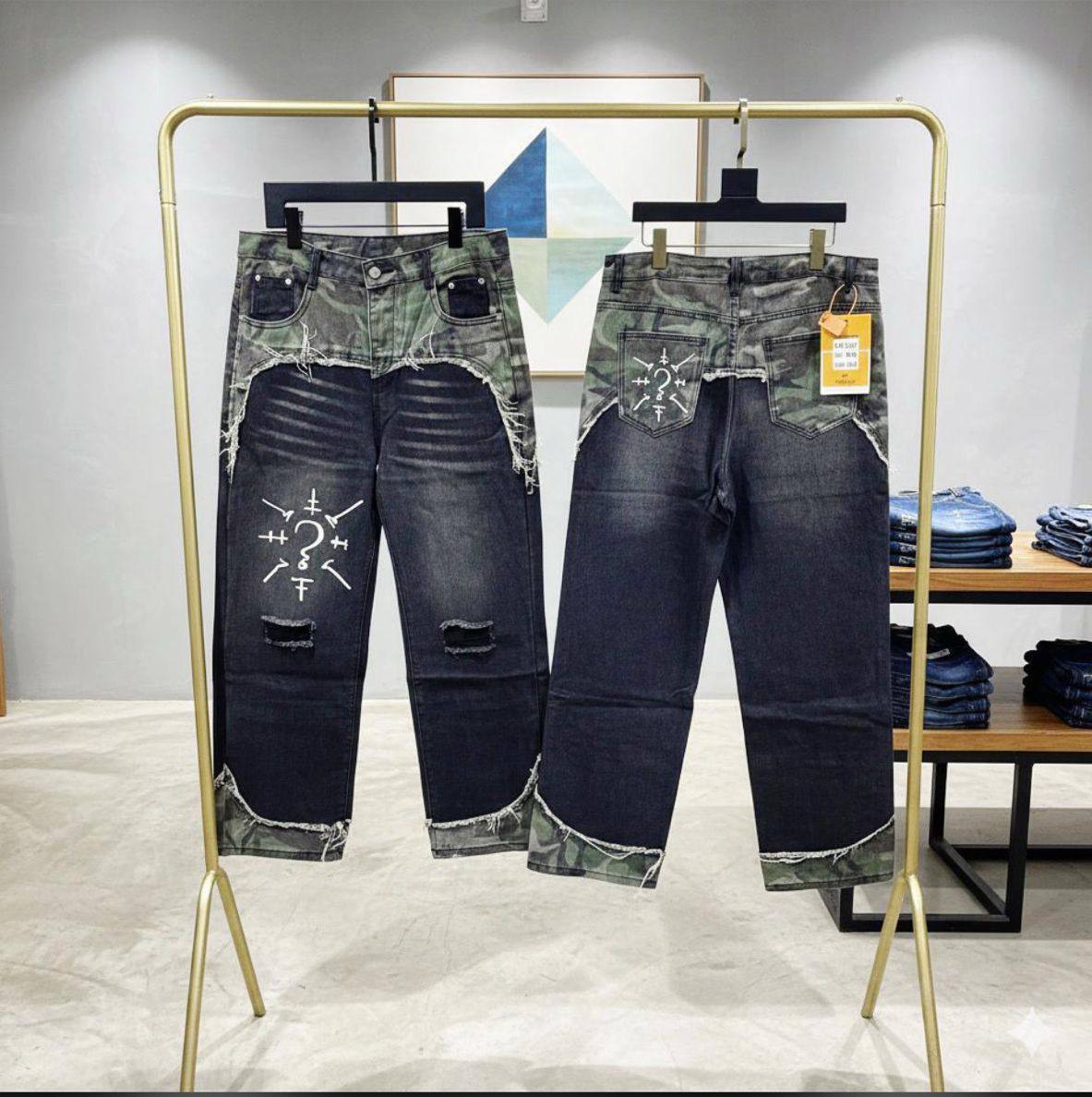 Authentic 5-Pocket Men's Straight Jeans