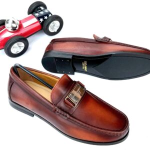 Elite Comfort Leather Slip-On Shoes