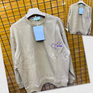 Casual Monogram Zip-Up Sweaters
