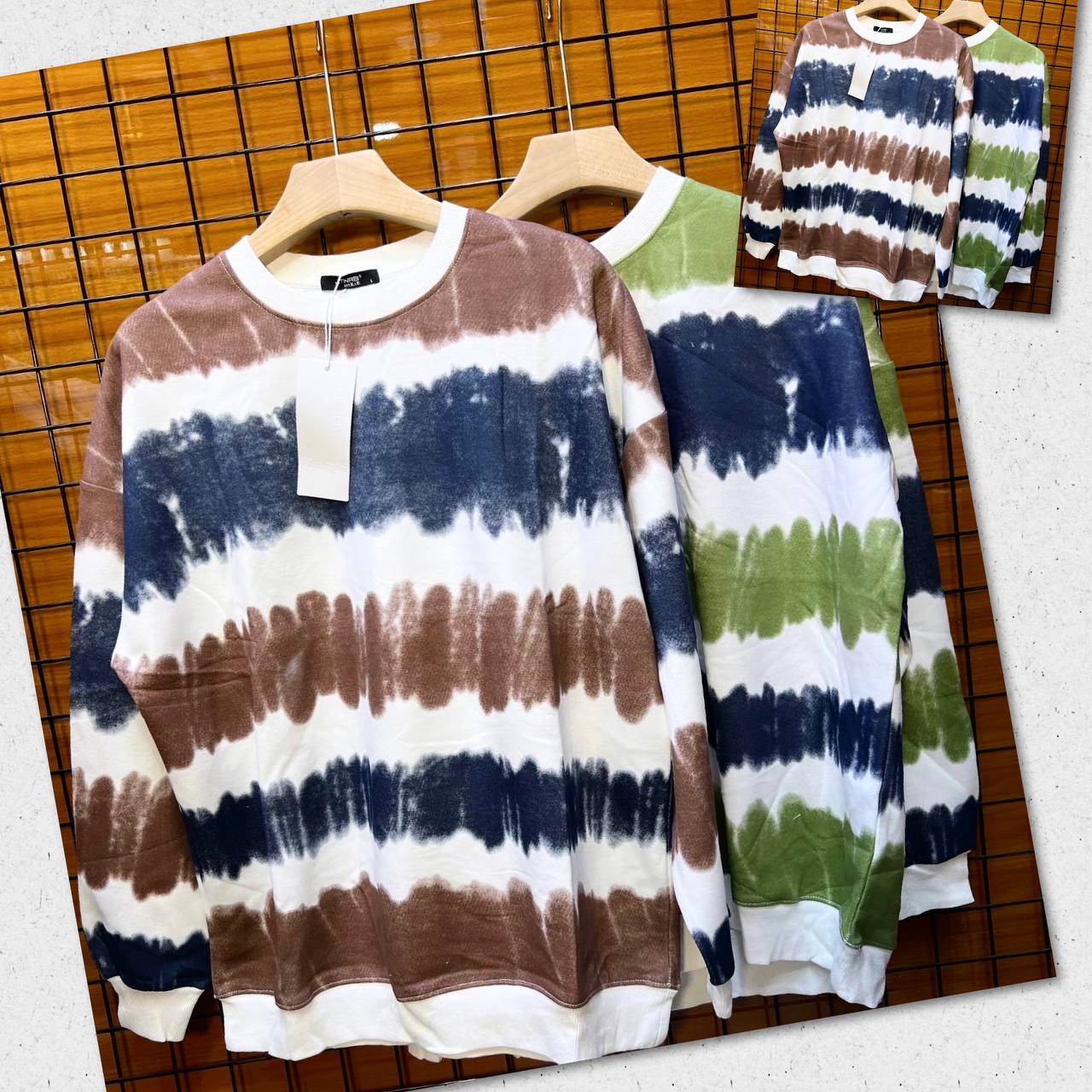 Men’s Premium Monogram Knit Track Jacket - Adire