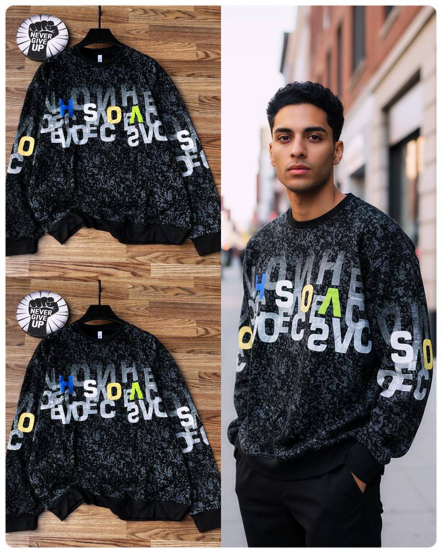 Heavyweight Dense Cotton Basic Sweatshirt