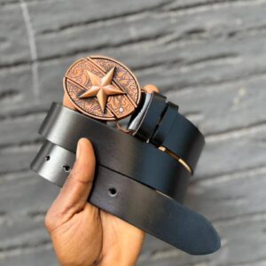 Men’s Copper Star Ornate Belt