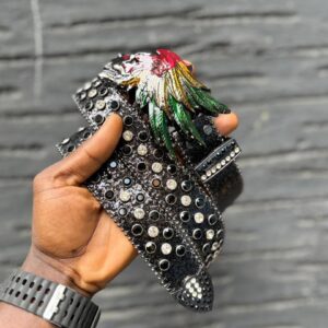 Men’s Tribal Chief Crystal Belt