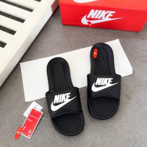 Nike Victori One Black & White Performance Slides