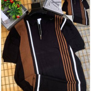Louis Vuitton Quarter-Zip Racing Knit Polos