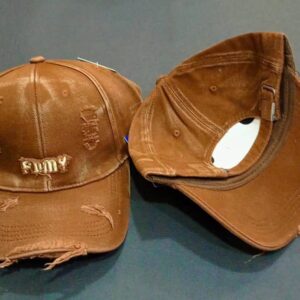 FMY Distressed Brown Cap