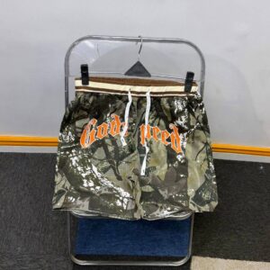 Men's Streetwear Camo Mesh Shorts – Timber "Godspeed" Edition