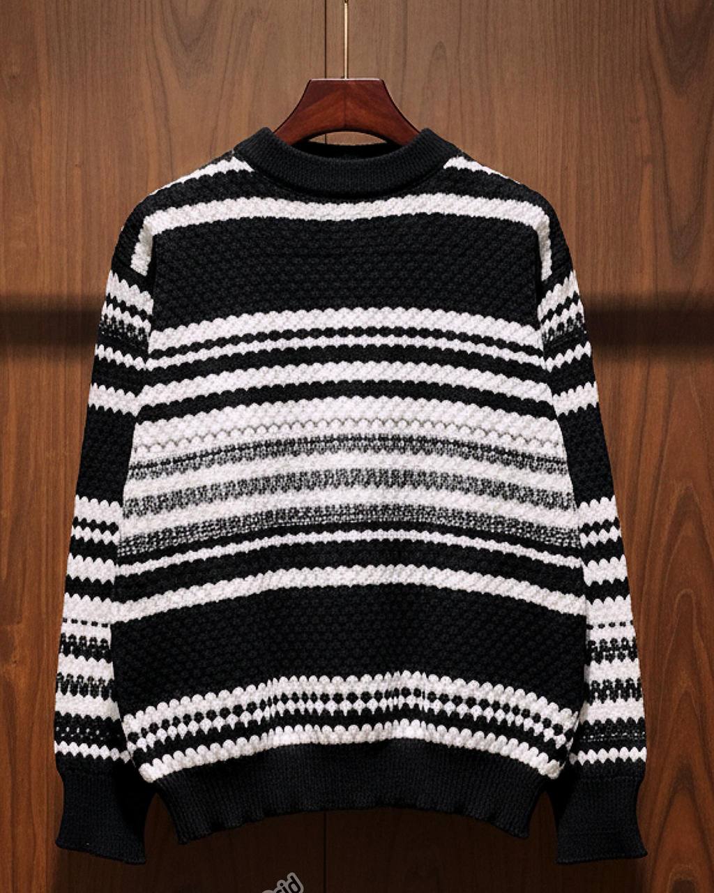 Abstract Graphic Sweatshirt for Men