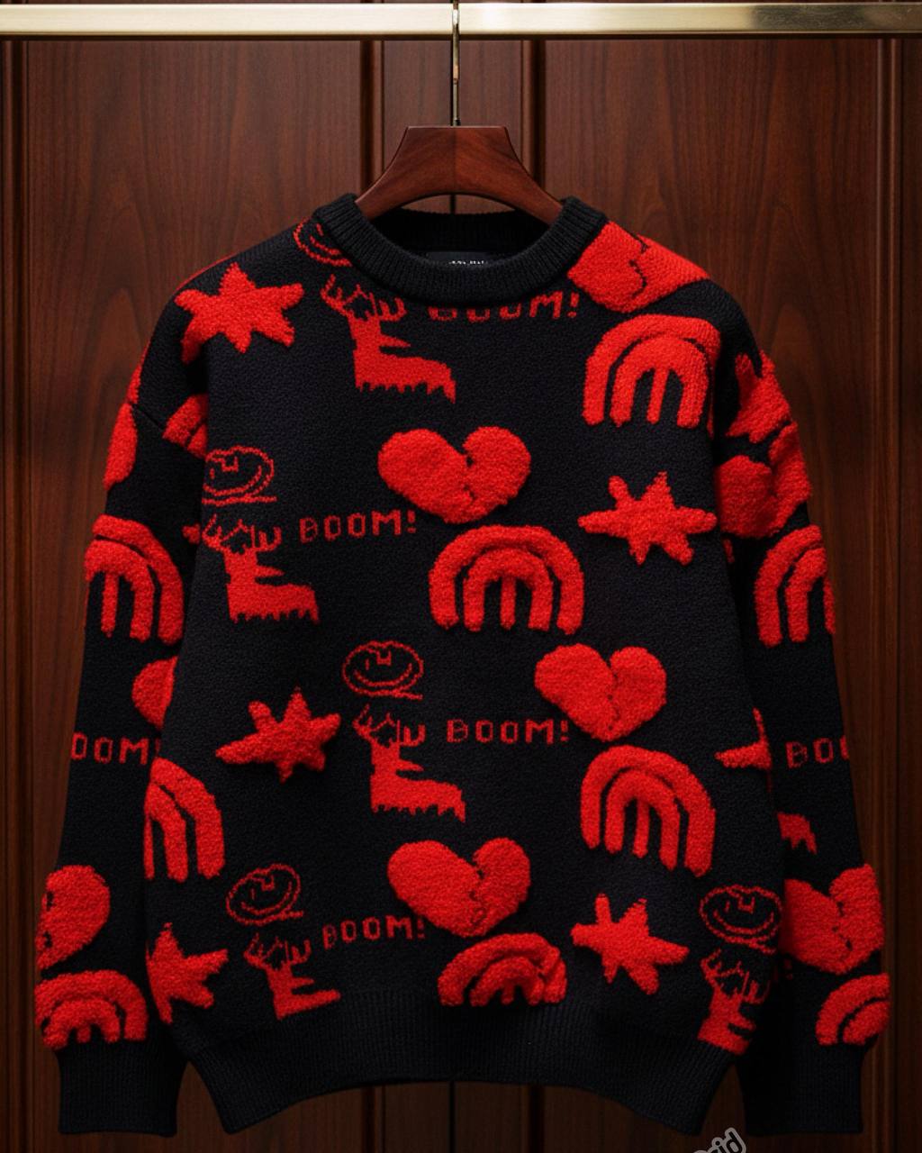 Men's Avant-Garde Designer Heavyweight Sweatshirt