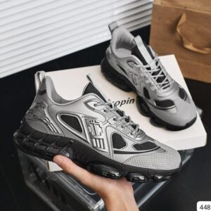 Metallic Carbon Runner Shoes