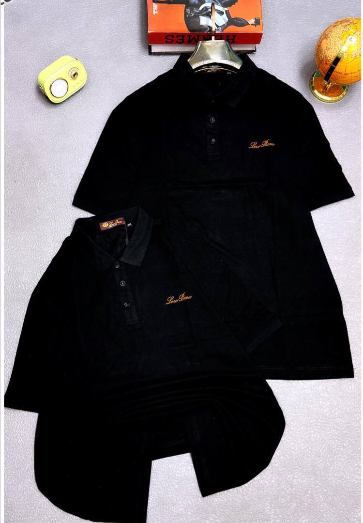 Designer Style Illustrated Character Men's Polo Collar Top