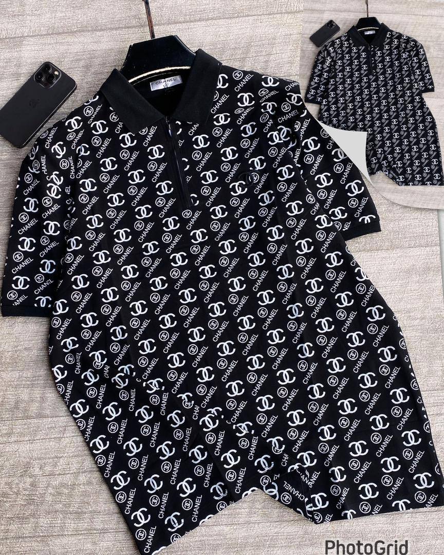 Men's Edgy Character Graphic Polo – Hypebeast Streetwear Style