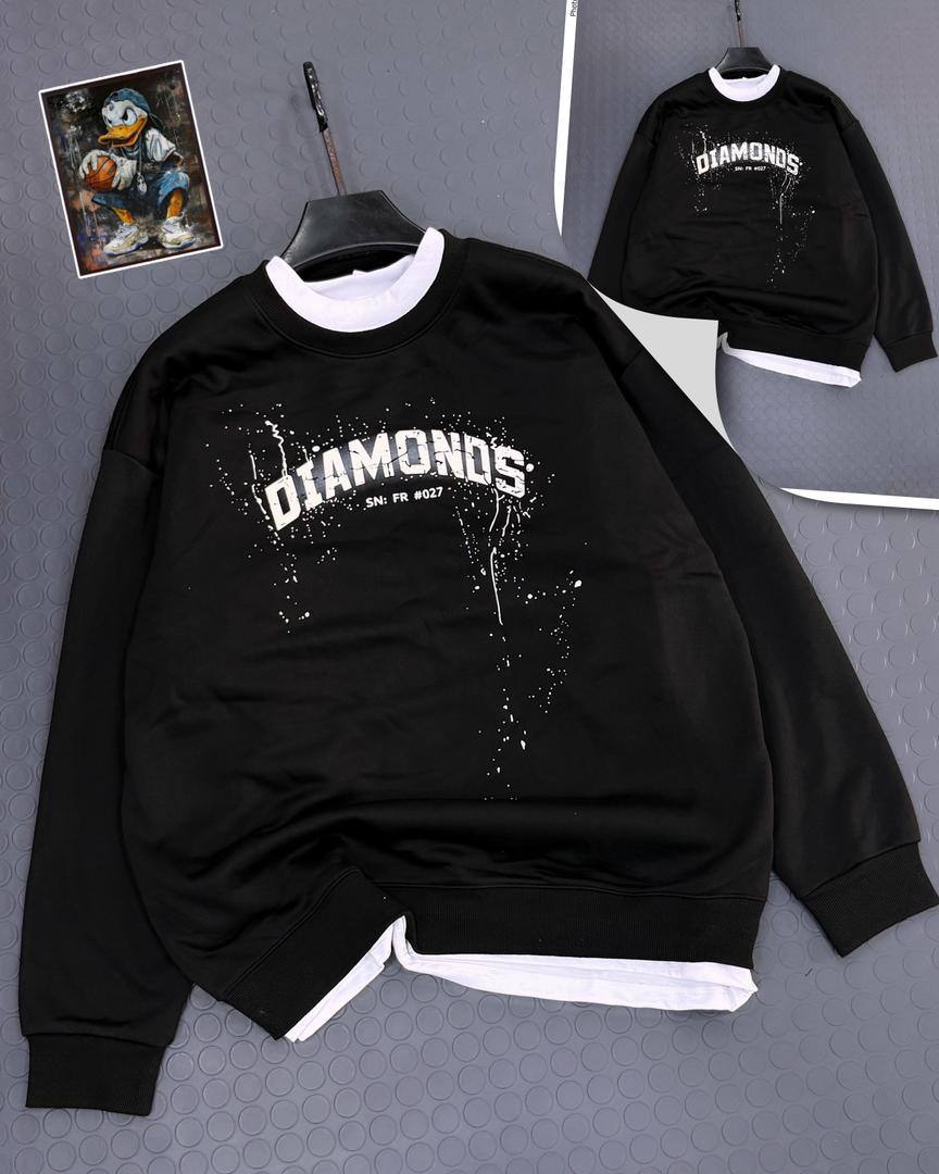 Men’s Premium Monogram Knit Sweatshirt