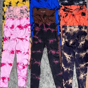 Women's Tie-Dye Scrunch Butt Lifting Leggings