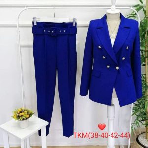 Empress Double-Breasted Tailored Suit Set