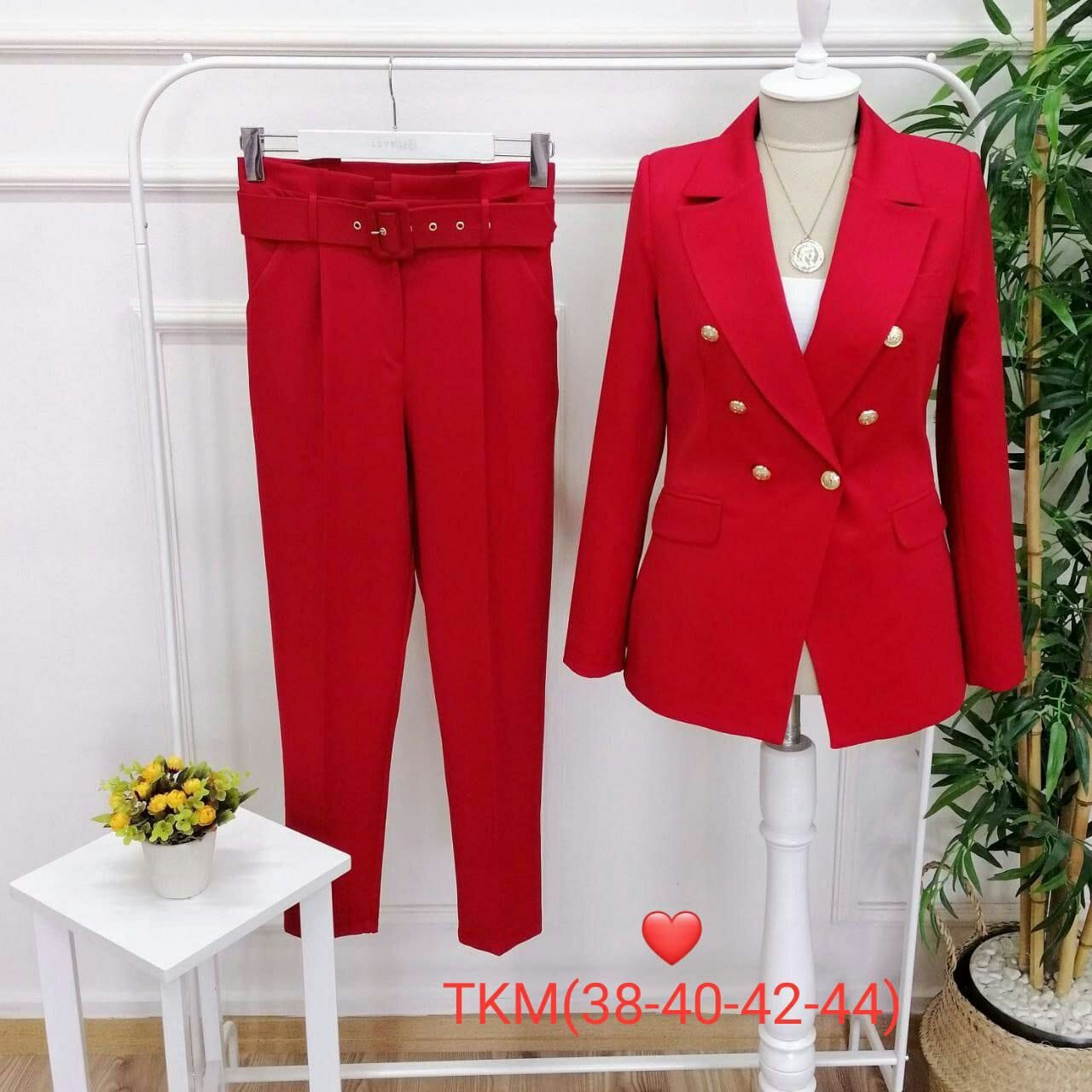 Empress Double-Breasted Tailored Suit Set - Image 5