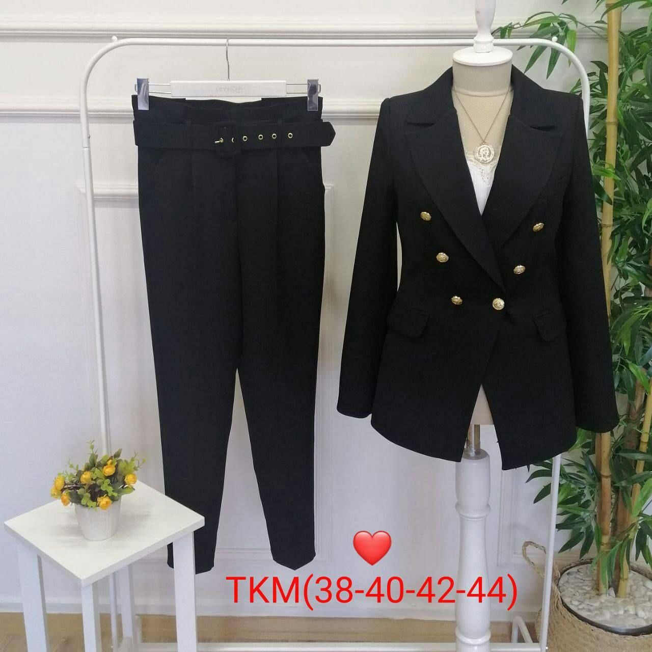 Empress Double-Breasted Tailored Suit Set - Image 6