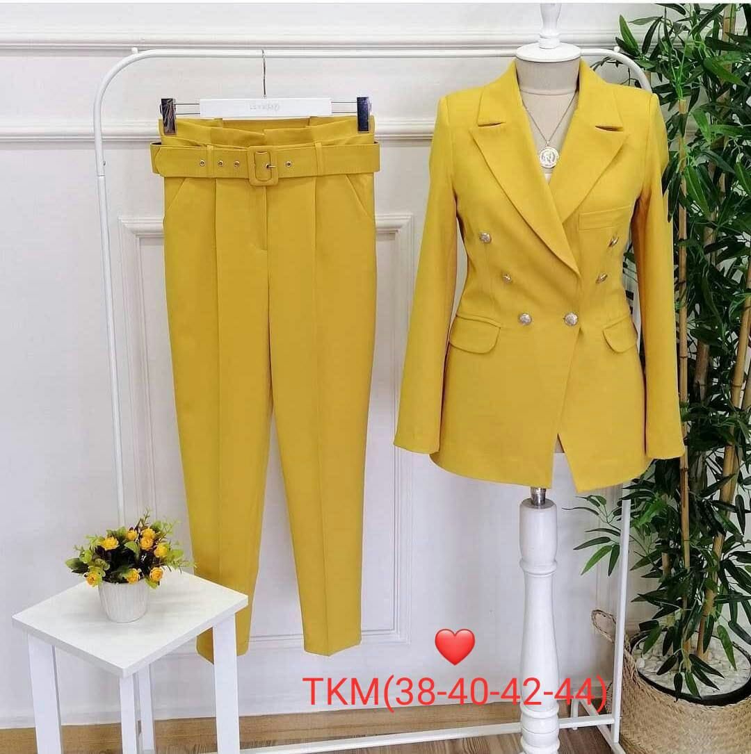 Empress Double-Breasted Tailored Suit Set - Image 7