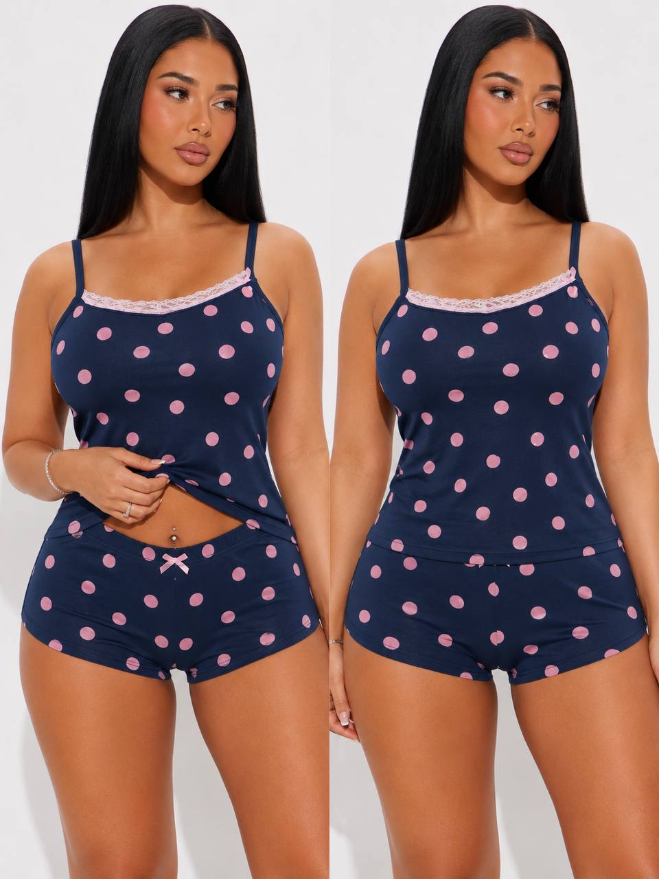 Camisole Tank Top & Booty Shorts Loungewear