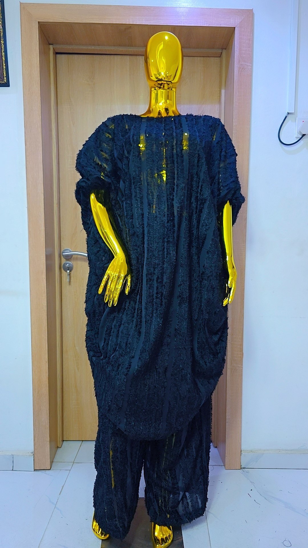 Shaggy Distressed Chiffon "Up and Down" Native Set