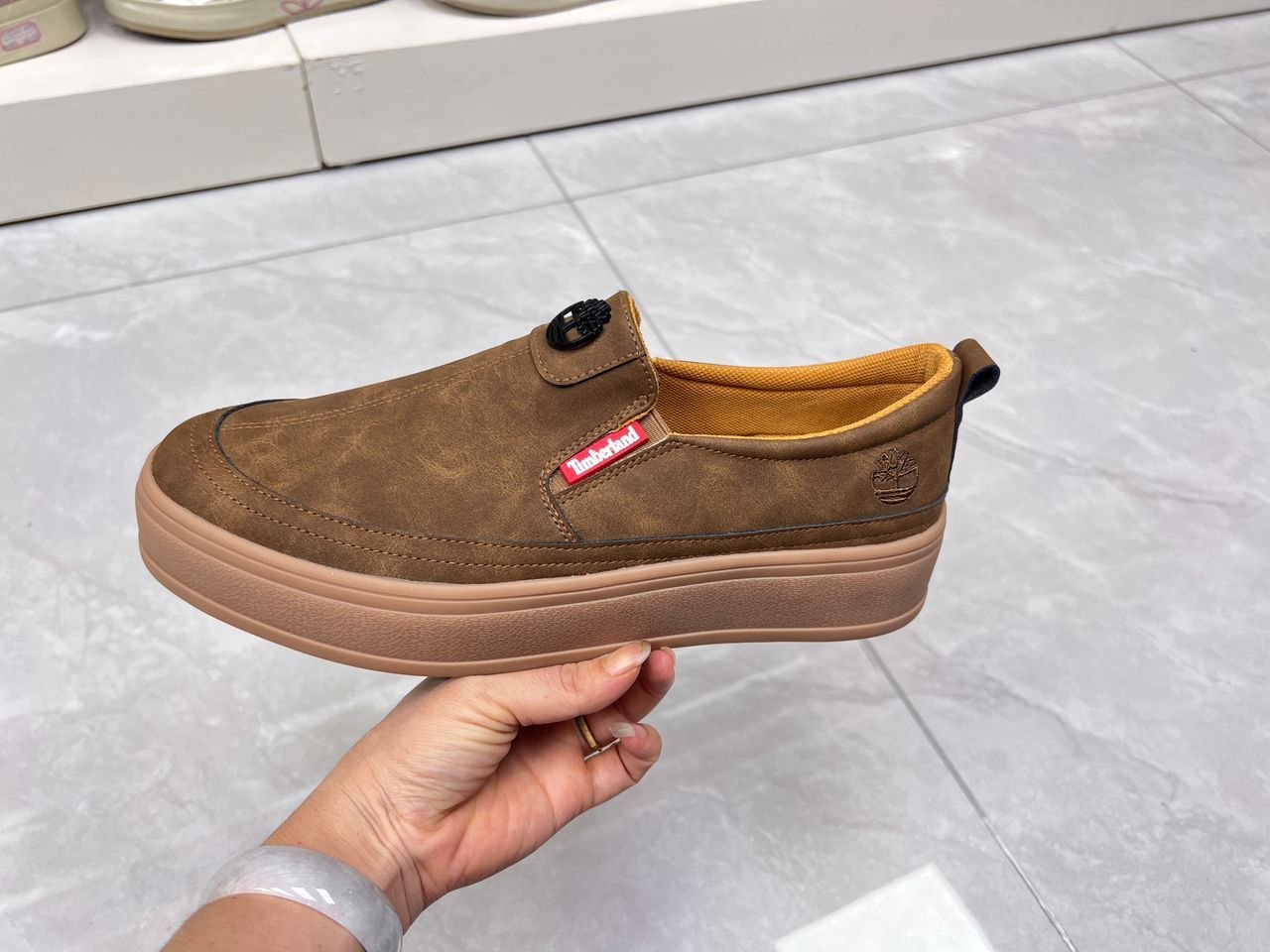 Men’s Premium Canvas High-Top Slip-On Sneakers