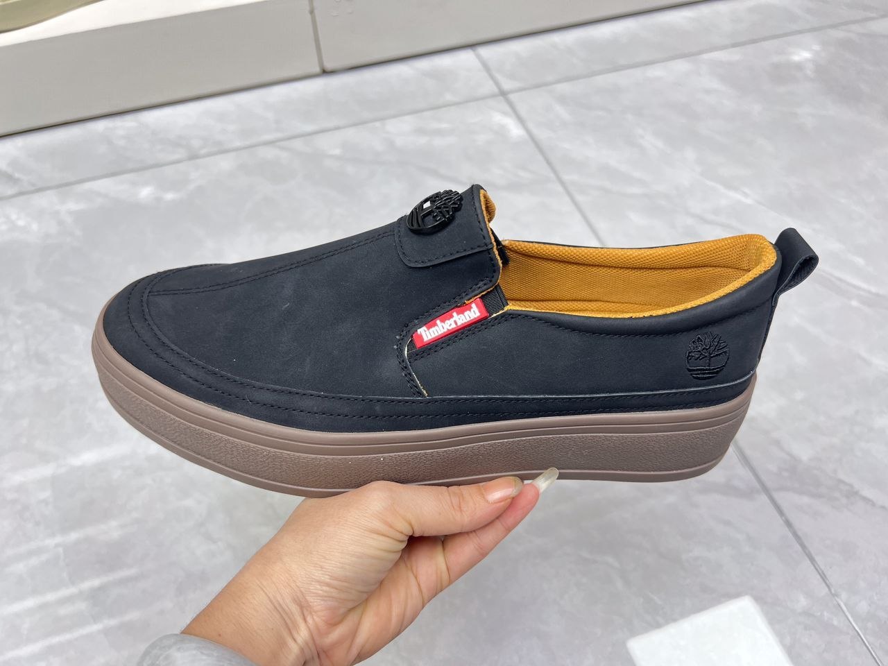 Men’s Premium Canvas High-Top Slip-On Sneakers - Image 4