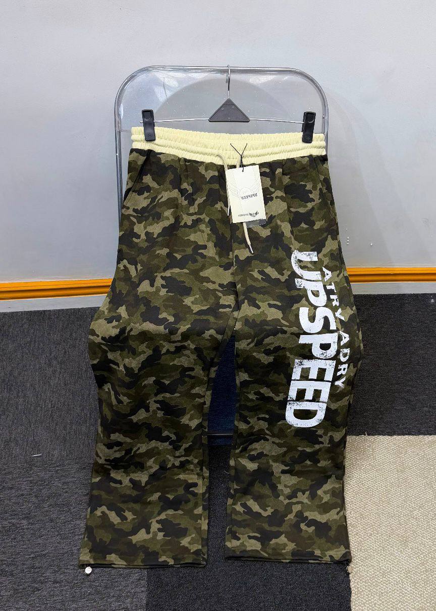 Graphic Camouflage Sweatpants Camo Joggers