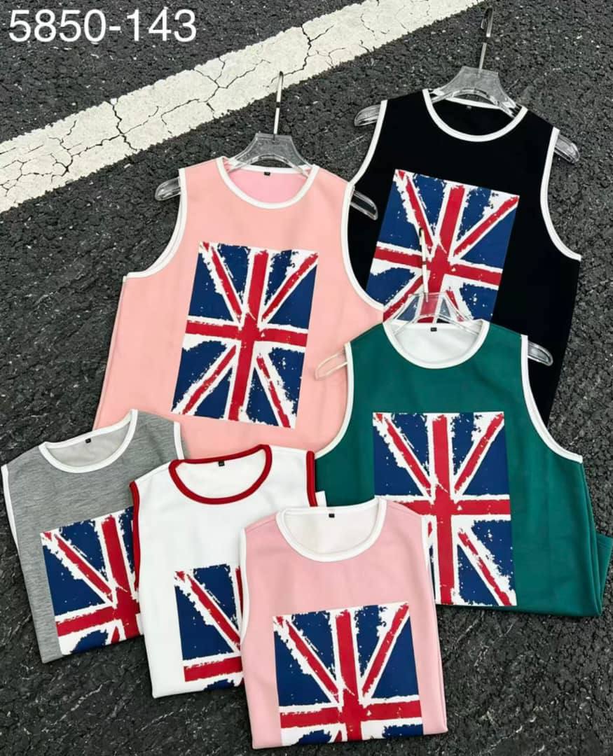 British Flag Streetwear Sleeveless Vest