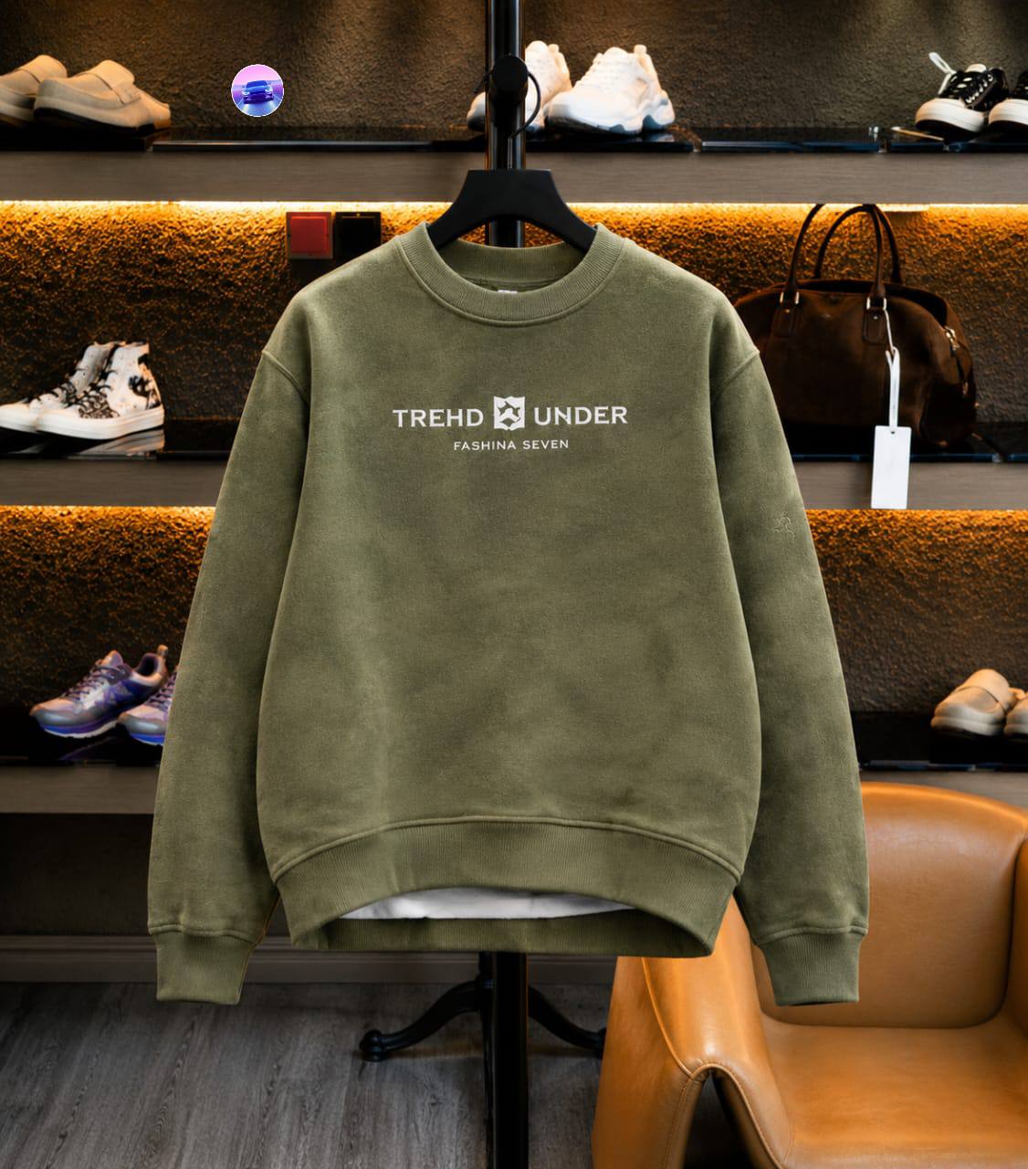 Men's "Exceptional" Luxury Fleece Crewneck Sweatshirt - Image 3