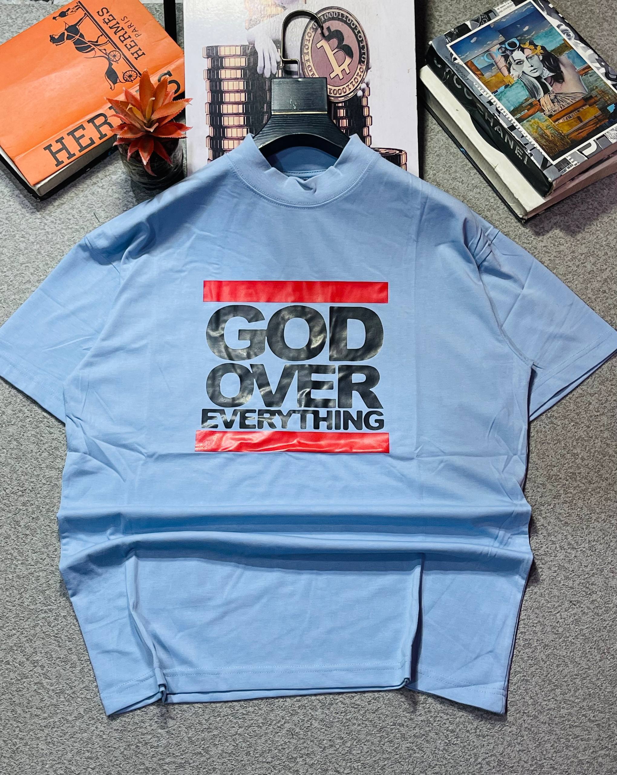 High-Street Drop-Shoulder Streetwear T-Shirt - Image 3