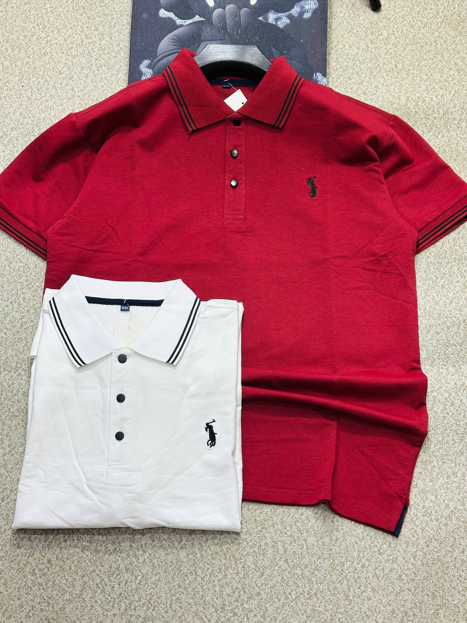 Men's Premium Monogram Embroidered Polo Shirt - Image 4