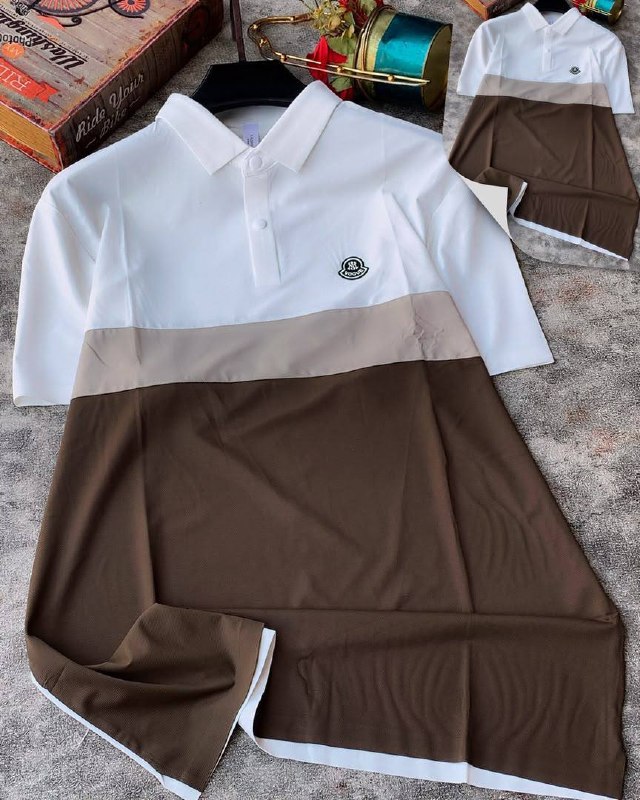 Men's Premium Color-Block Short Sleeve Polo Shirt - Image 3