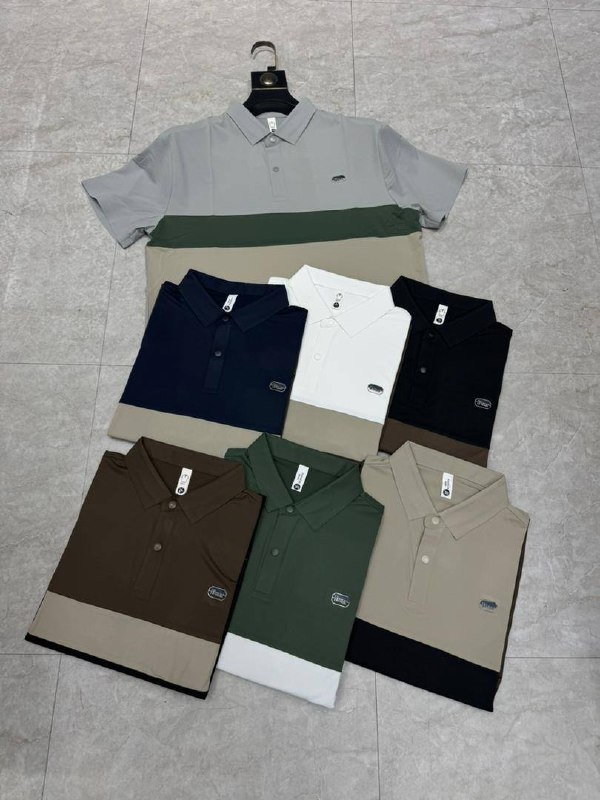 Men's Premium Color-Block Short Sleeve Polo Shirt - Image 5