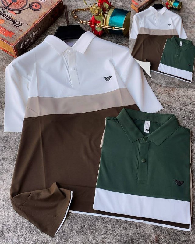 Men's Premium Color-Block Short Sleeve Polo Shirt - Image 6