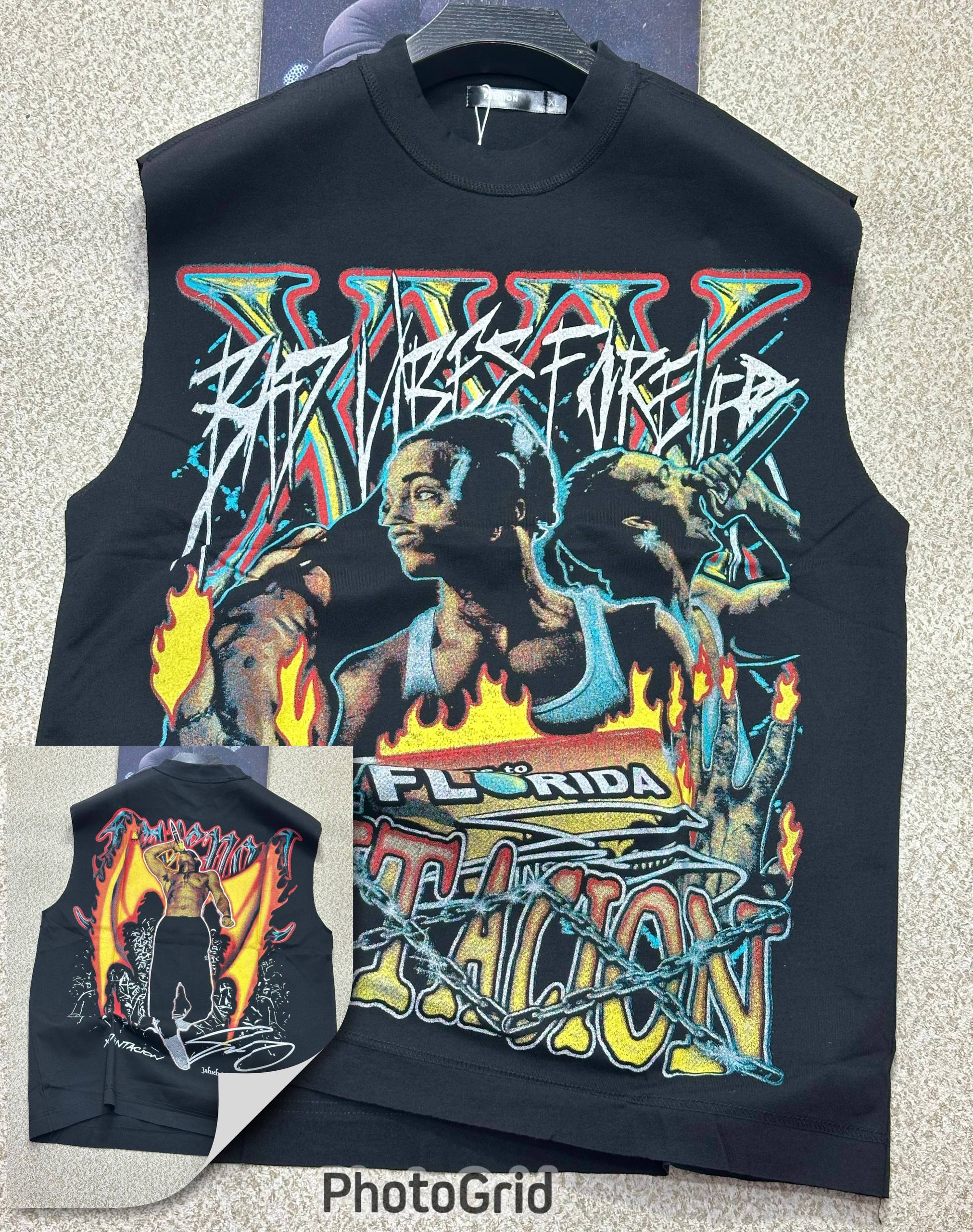 Men's Bold Michigan Graphic Muscle Tee Sleeveless Streetwear Vest - Image 4