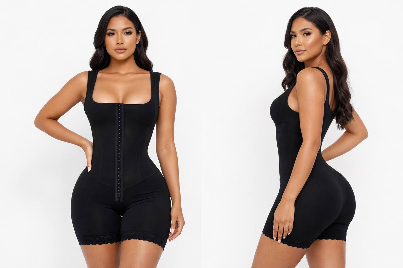 Women’s Ultimate High-Compression Body Shaper – Full Body Hourglass Shapewear Corset Romper