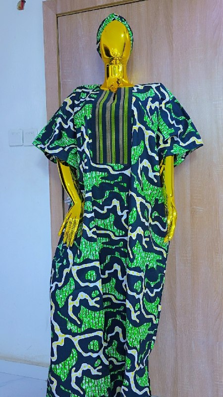 Vibrant Patterned Caftan